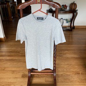 Brandini "le collezioni" Men's Light Grey Tee Shirt - Size Medium